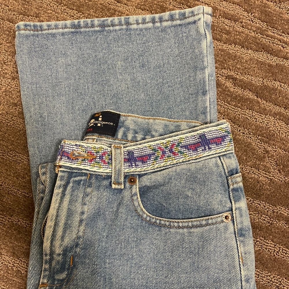 Vintage flare jeans lei 100% cotton